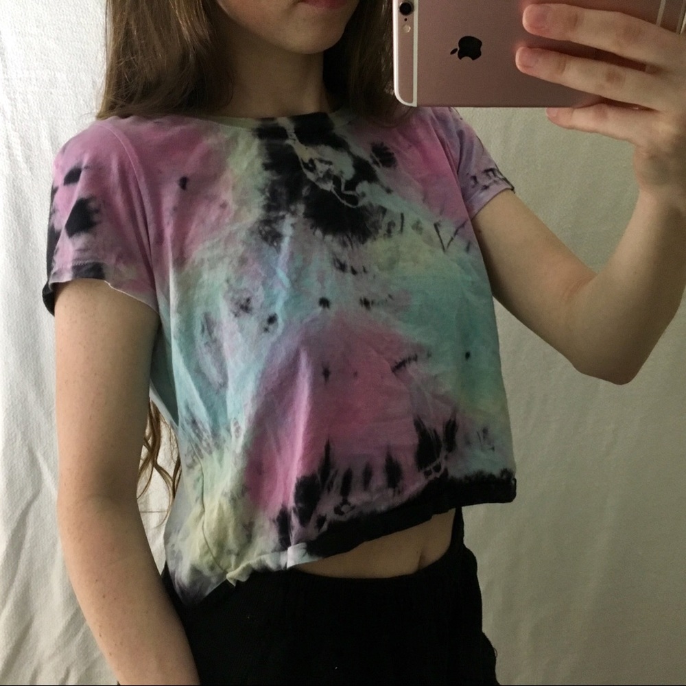 Limited Edition Open Back Tie Dye Crop Top